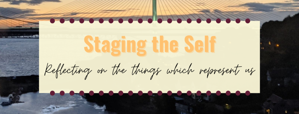 Banner for "Staging the Self" blog post